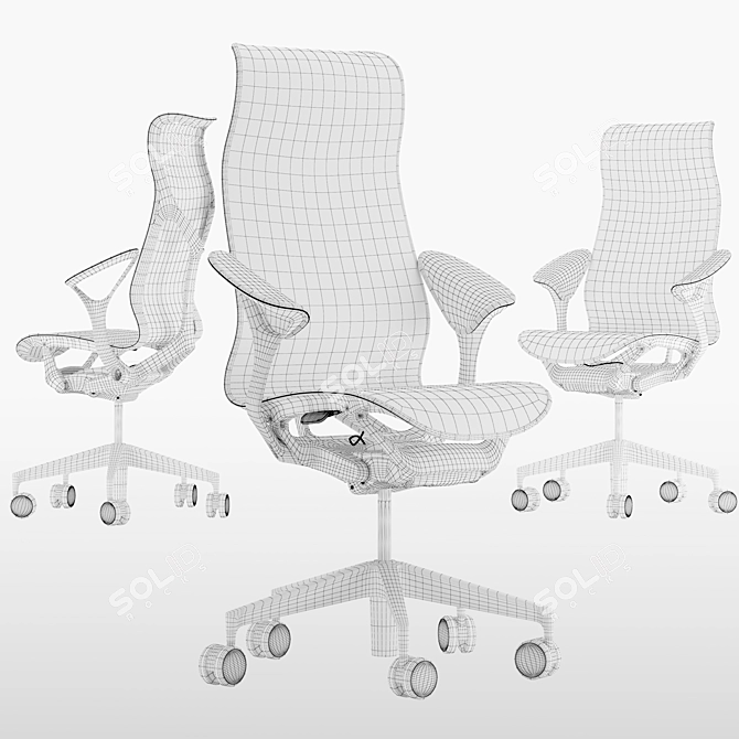 Elevate your comfort: Cosm Chair 3D model image 5