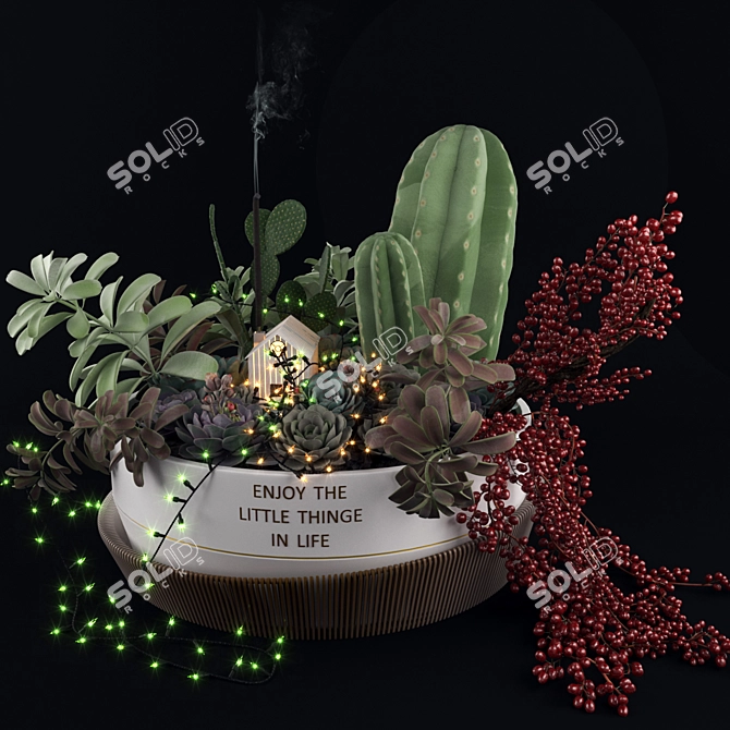 Eco Oasis: Plants Set 3D model image 2