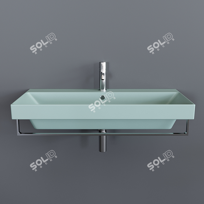 Catalano New Zero Wall Basin - Colorful & Practical 3D model image 2