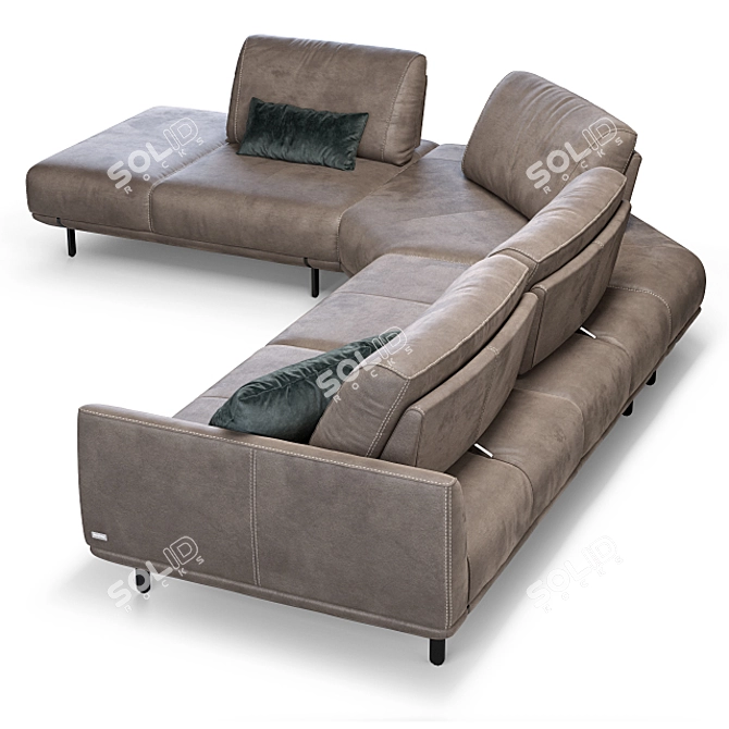  Elegant Assago Sofa by Nicoline 3D model image 3