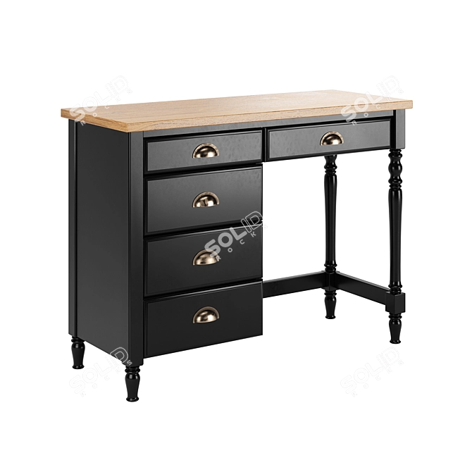 Albi Toilet Table - Elegant and Functional 3D model image 1