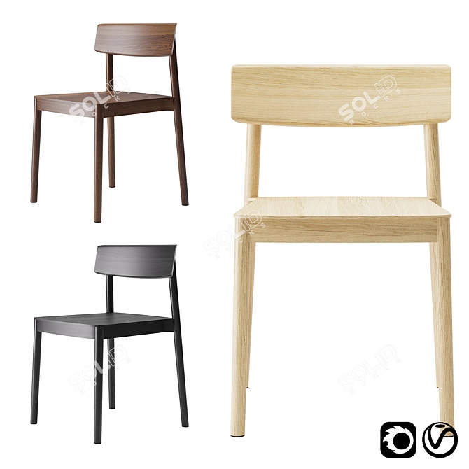 Elegant Smart Chair: Modern Design 3D model image 1