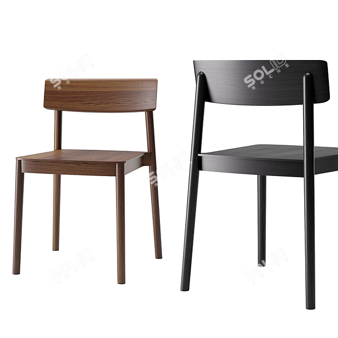 Elegant Smart Chair: Modern Design 3D model image 2