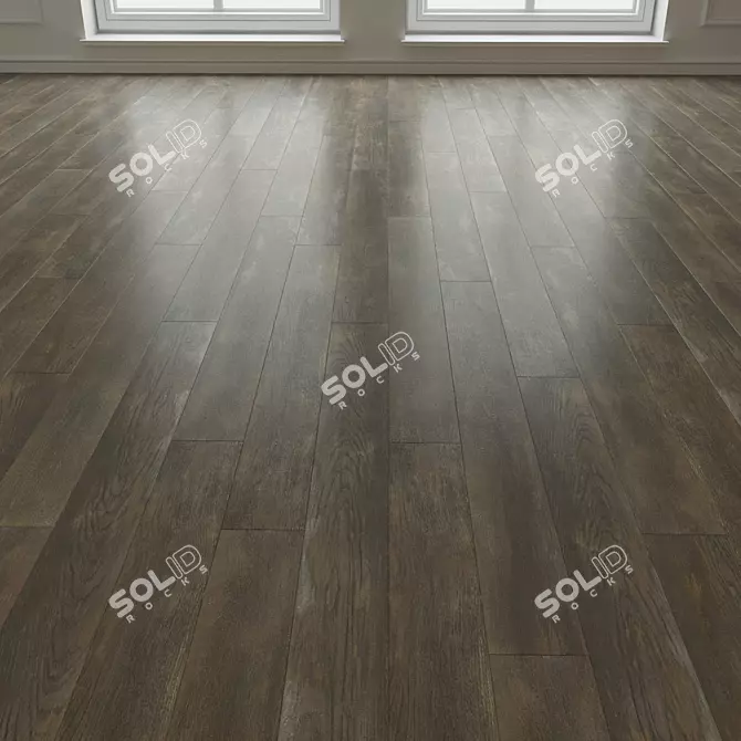 Luxury Laminate Parquet: Natural Wood Texture 3D model image 1