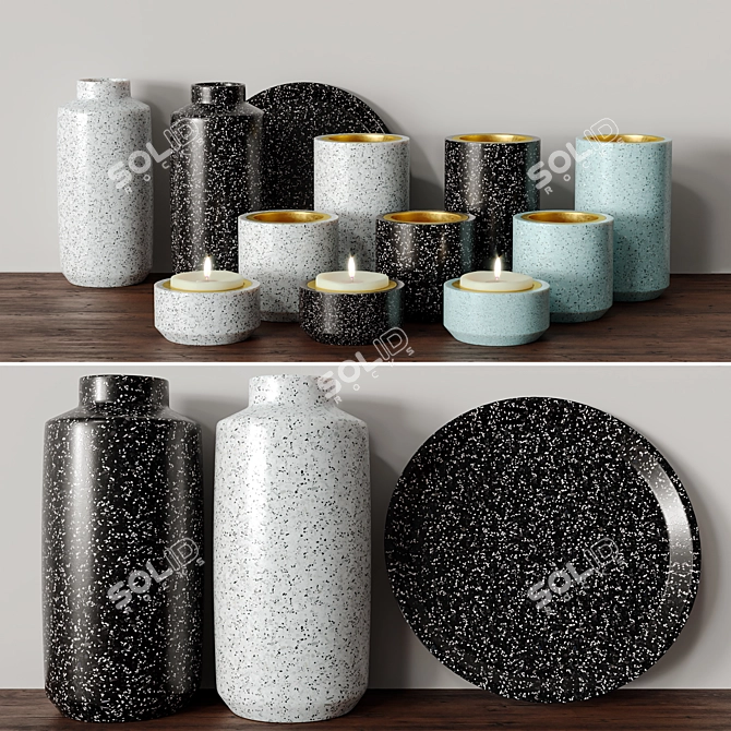 Terrazzo Delight Kit 3D model image 1