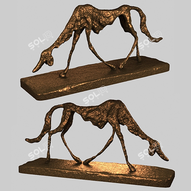 Polys 559346, Verts 279619: Sculpted Dog 3D model image 2