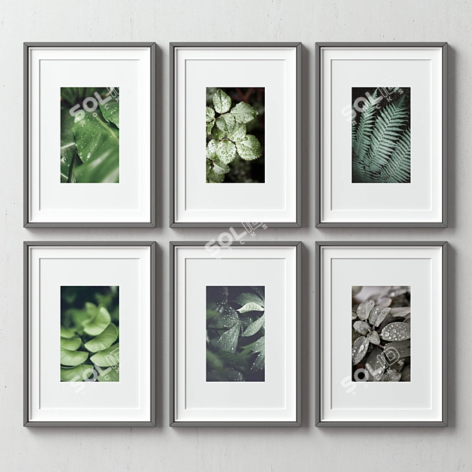 Versatile Picture Frames Set 3D model image 4