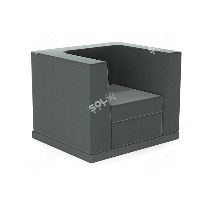 Modern Armchair: ARIMCHAIR_2 3D model image 2