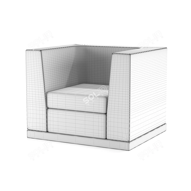 Modern Armchair: ARIMCHAIR_2 3D model image 3