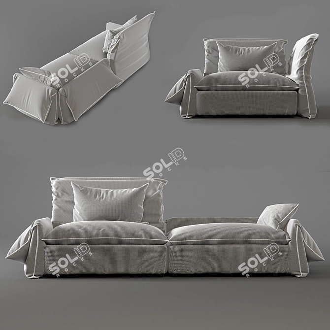 Versatile Seating: Saba_Les Femmes 3D model image 2