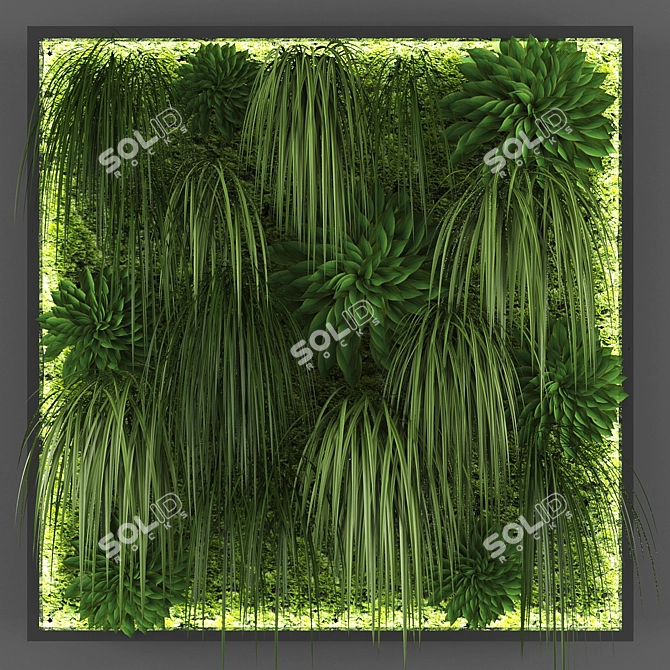 Green Oasis Vertical Garden Kit 3D model image 1