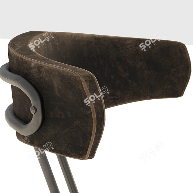 Sleek Bar Chair 001 3D model image 3