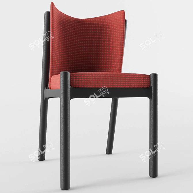 Elegant 2p Chair 3D model image 4