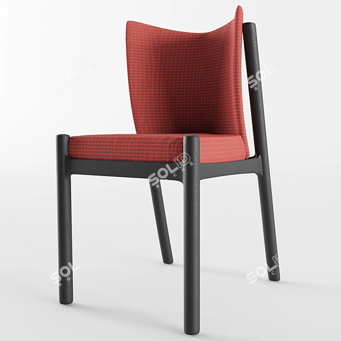 Elegant 2p Chair 3D model image 5