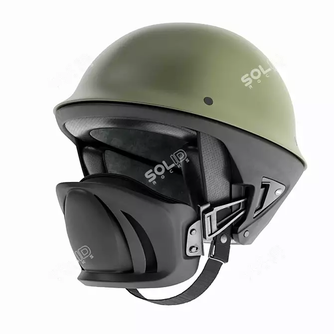 Bell Roque Motorcycle Helmet 3D model image 4