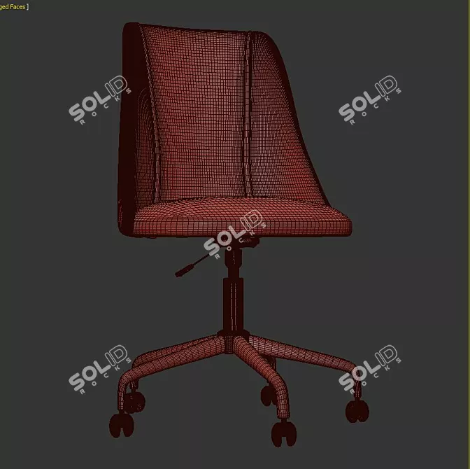 ErgoFlex Task Chair 3D model image 3