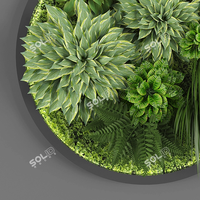 Polys & Verts Vertical Garden 3D model image 2