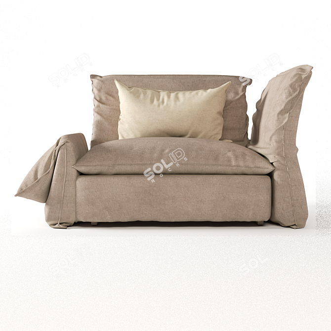 Versatile Saba_Les Femmes Armchair 3D model image 1