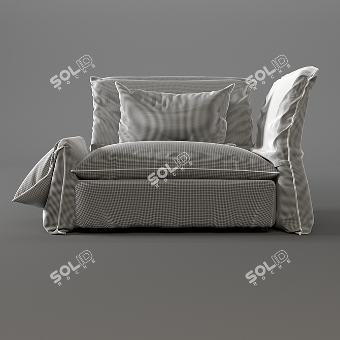 Versatile Saba_Les Femmes Armchair 3D model image 2