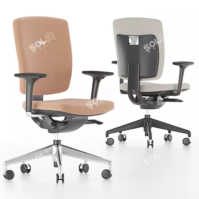 Sleek Sprint Office Chair SP640HA 3D model image 1