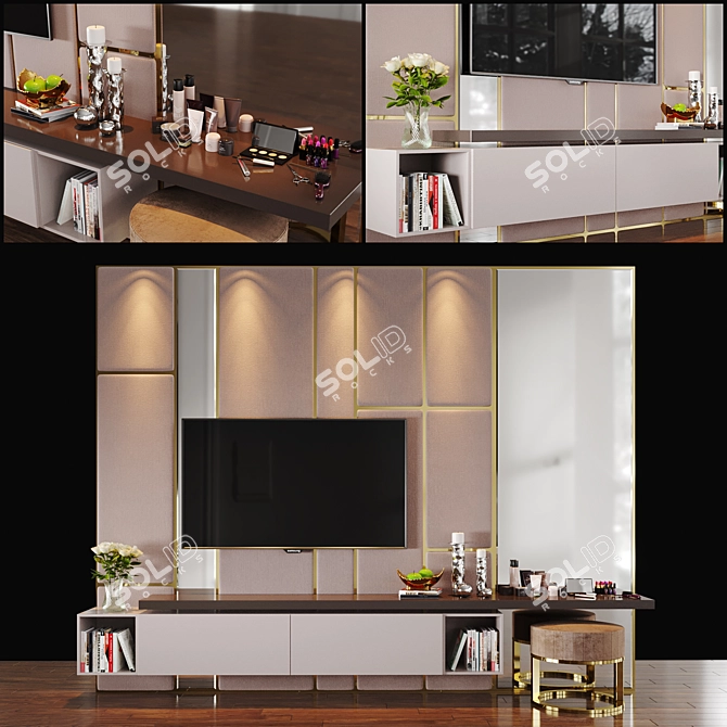 Ultimate TV Zone 4: Sleek Design & Superior Performance 3D model image 2