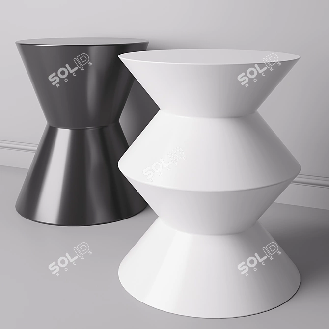 Elegant Cesar Minotti Coffee Tables 3D model image 3