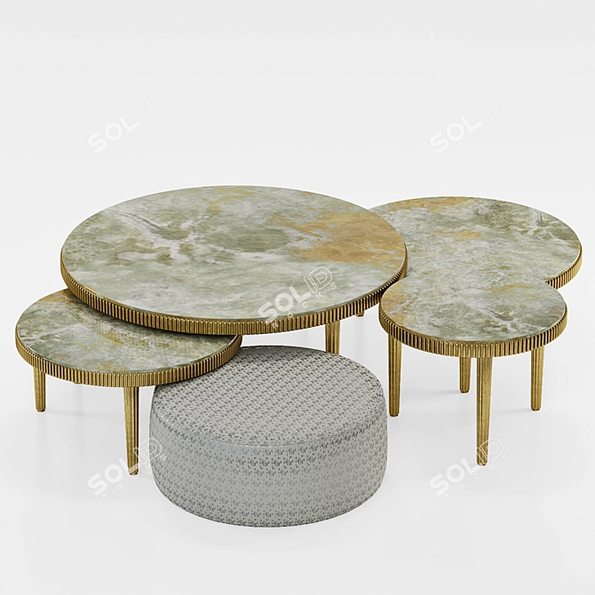 Milano 2017 Jumbo Coffee Table 3D model image 1