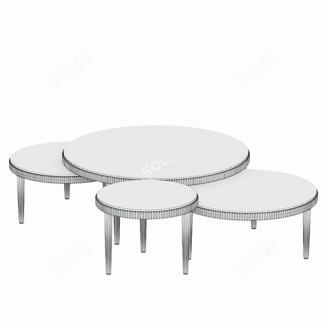 Milano 2017 Jumbo Coffee Table 3D model image 4