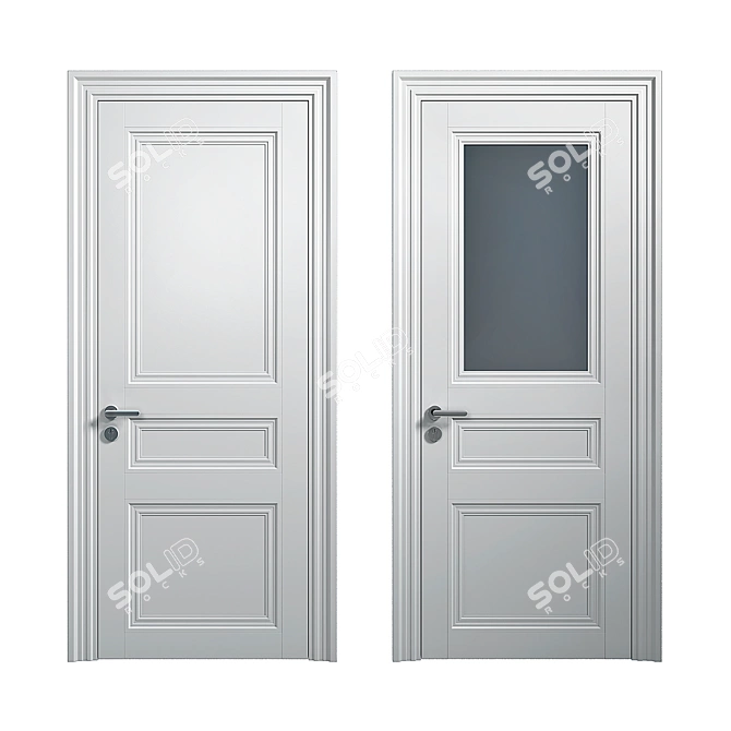 CENTRO Collection: Volhovec Doors Set 3D model image 1