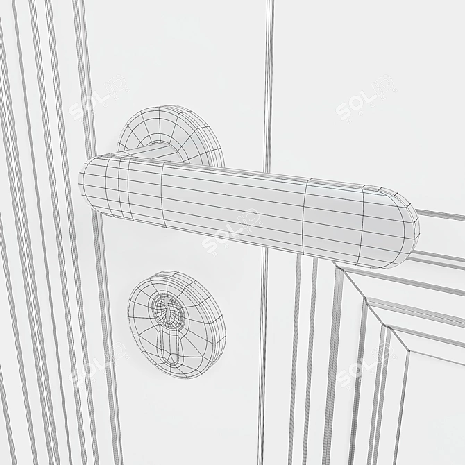 CENTRO Collection: Volhovec Doors Set 3D model image 5