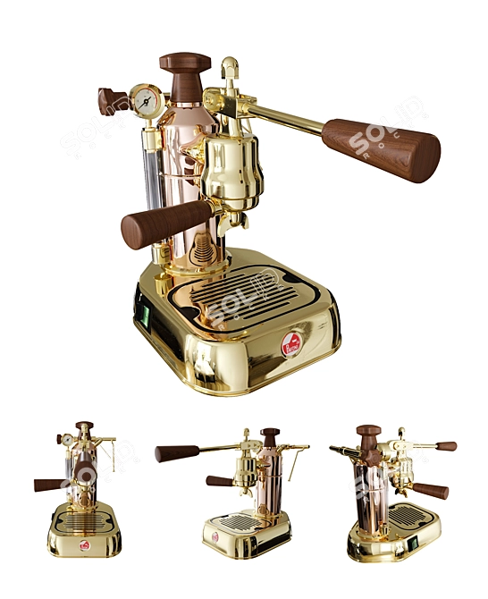 La Pavoni Pro Espresso Maker 3D model image 1