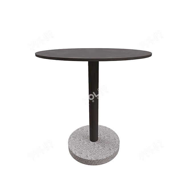 Geometric Coffee Table: Sleek Design 3D model image 1