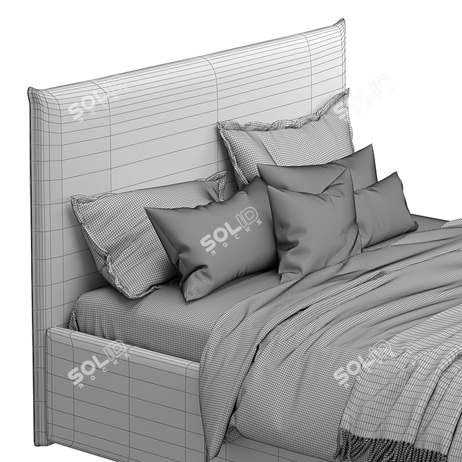 Sherst Heave King Size Bed 3D model image 5