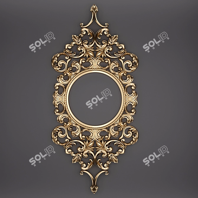 3D Trim Ornament 43: Versatile Design 3D model image 1