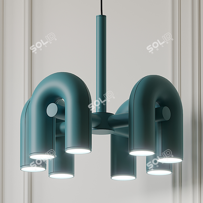 Cirkus Small Chandelier: Dazzle and Illuminate 3D model image 3