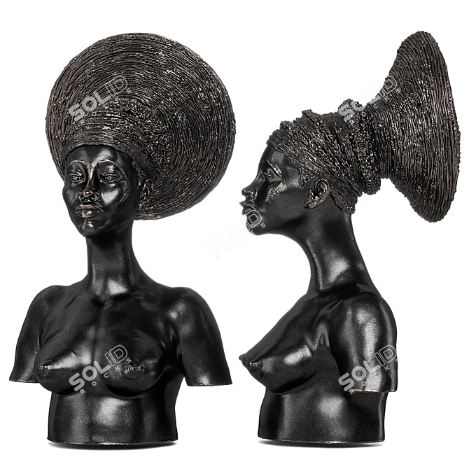 1931 Malvina Hoffman Bronze Sculpture 3D model image 1