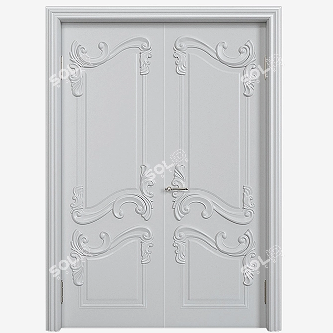 Elegant Dariano Versal Doors 3D model image 7