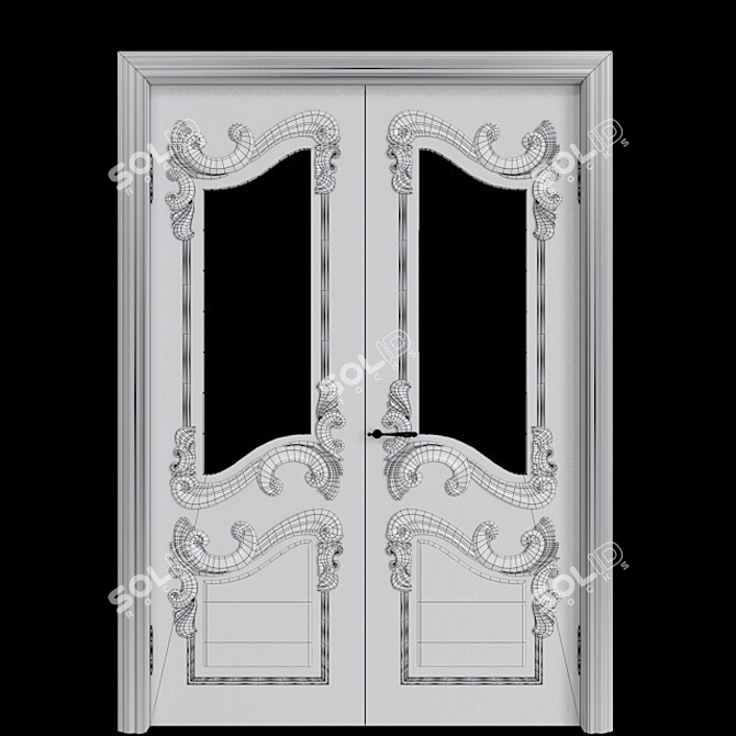 Elegant Dariano Versal Doors 3D model image 9
