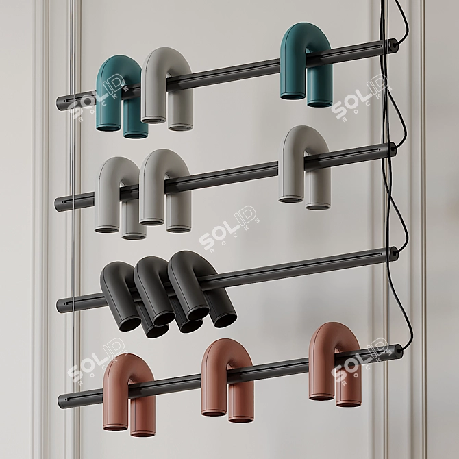 Haute Living Circus Track Light 3D model image 1