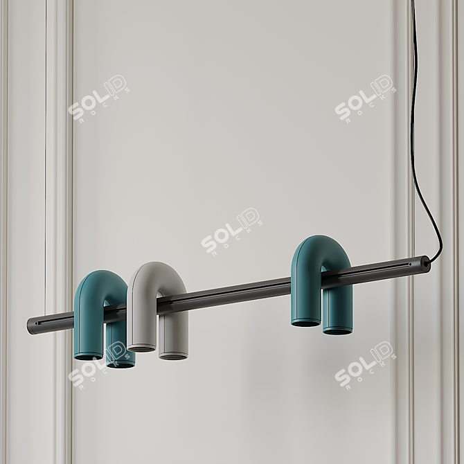 Haute Living Circus Track Light 3D model image 2