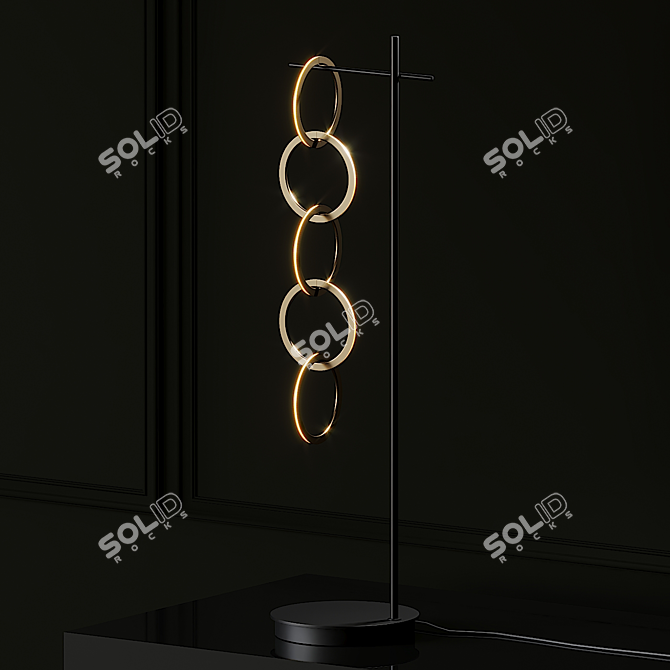 Circus Floor Light: Elegant Illumination by RESIDENT 3D model image 2