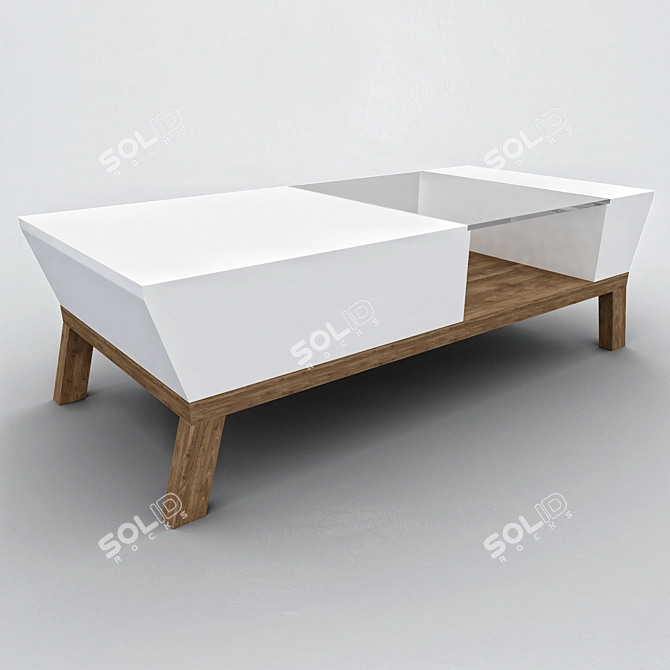 Sleek and Chic Coffee Table 3D model image 1