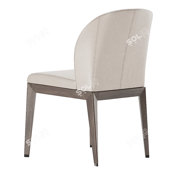 Modern Giorgetti Normal Chair 3D model image 2