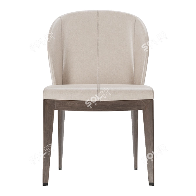 Modern Giorgetti Normal Chair 3D model image 3