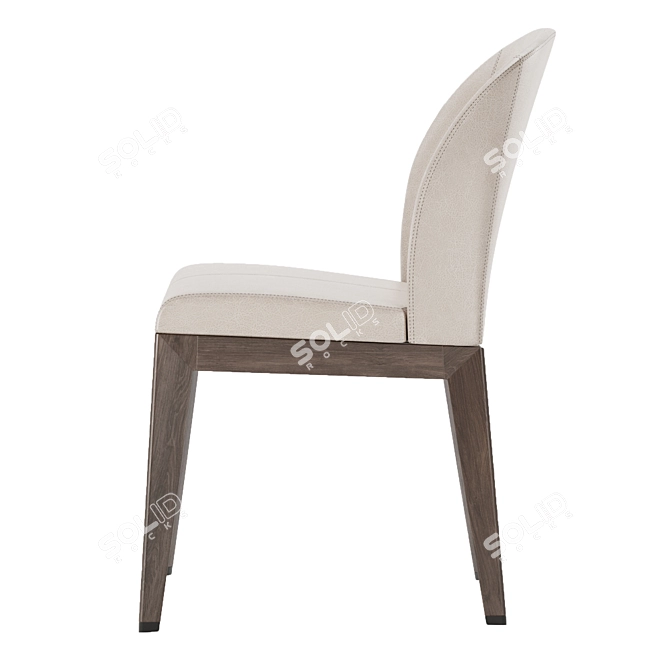 Modern Giorgetti Normal Chair 3D model image 4