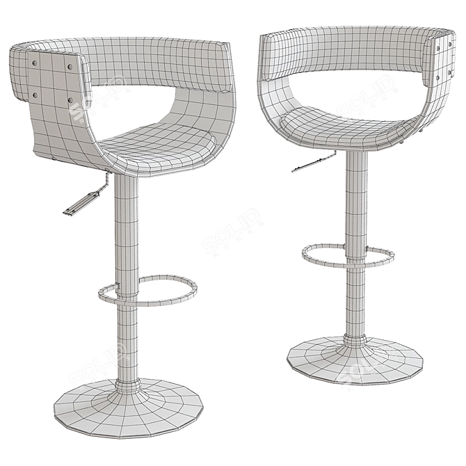 Manhattan Wood Kare Design - Modernism Meets Elegance! 3D model image 2