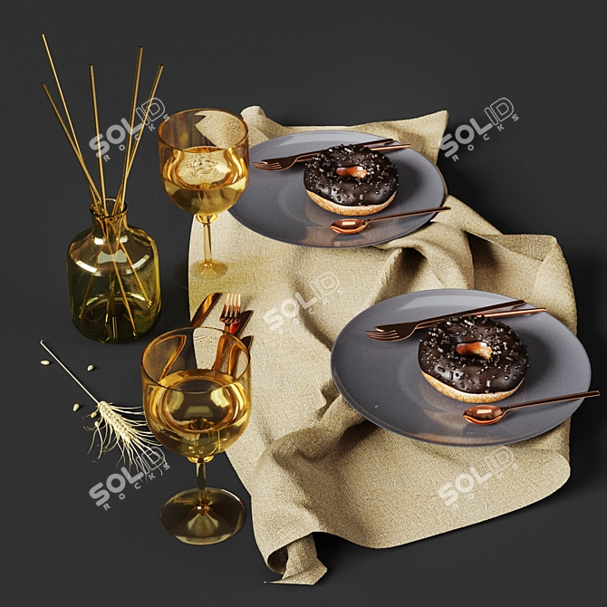 Kitchen Decor Set - High Quality and Detailed 3D model image 1