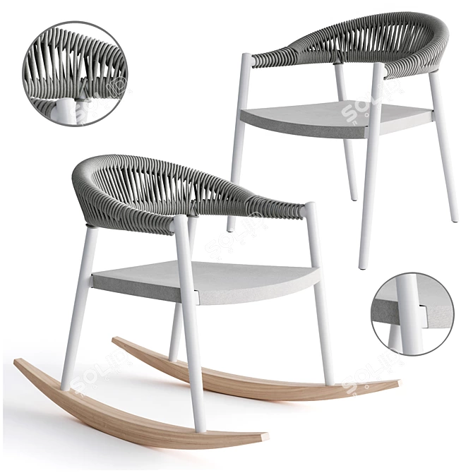 Innovative Varaschin Lounge: Versatile and Stylish 3D model image 1