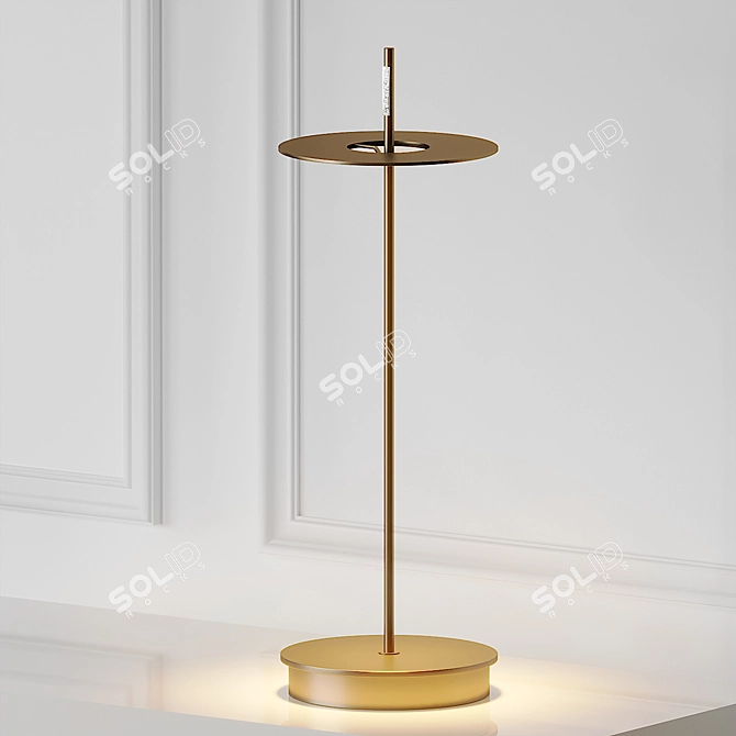 Elegant Giulietta BE T Lamp 3D model image 4