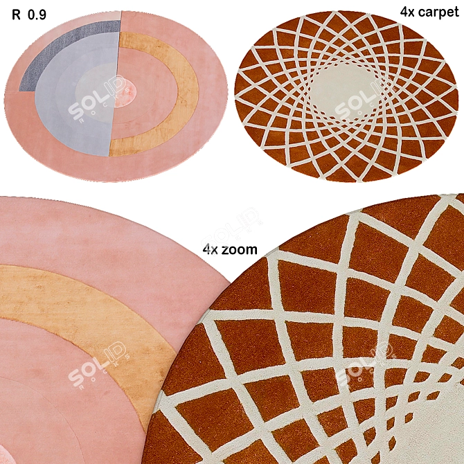 Contemporary Italian Design: Opinion Ciatti, Gandia Blasco, Object Carpet 3D model image 1